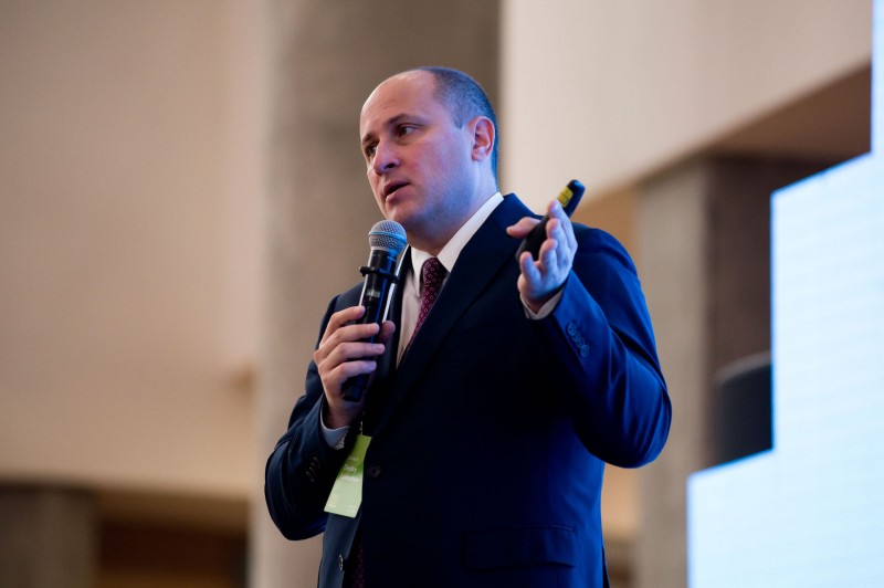 Photo. Dmitry Lakontsev, the head of the newly established Project Center for Next Generation Wireless and IoT at Skoltech. Credit: Skoltech